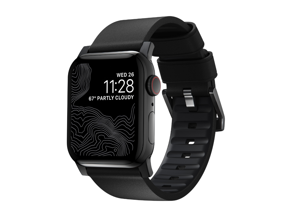 NOMAD Active Band Pro - 45mm | Black Hard | Black Leather
