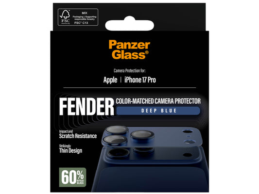PanzerGlass FENDER Camera Protect- iPhone 17 Pro- Blue