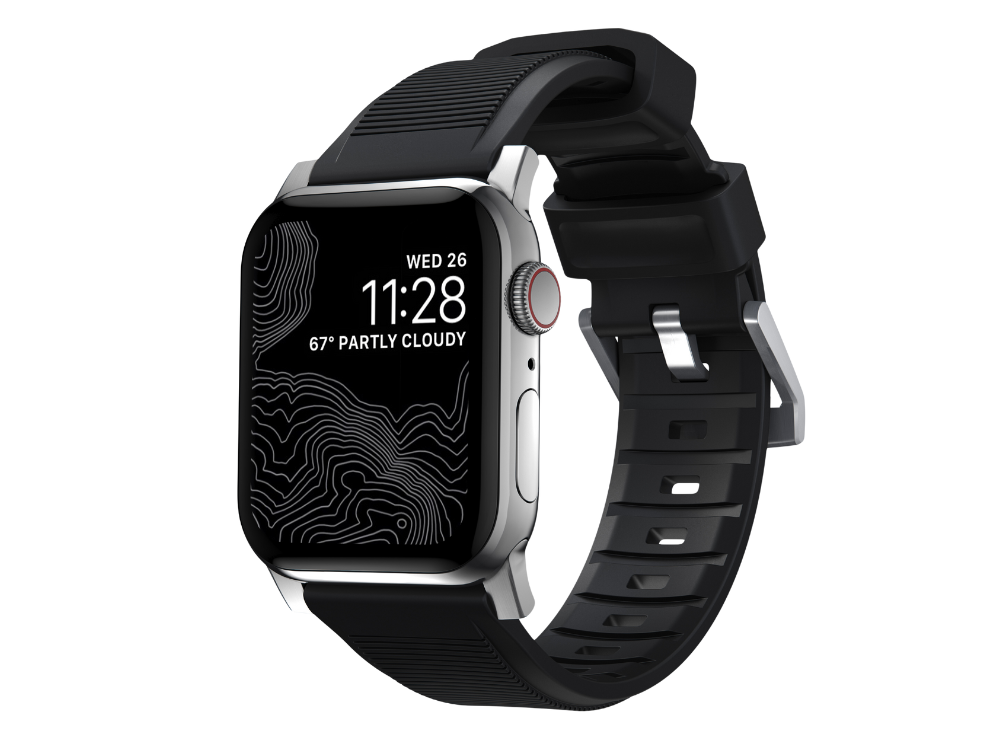 NOMAD Rugged Band - 45mm | Silver Hardware