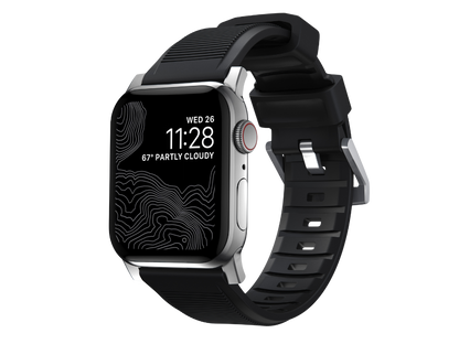 NOMAD Rugged Band - 45mm | Silver Hardware