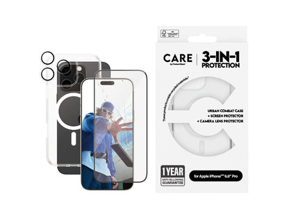 CARE by Panzer Flagship 3-in-1 Bundle -iPhone 16 Pro Max