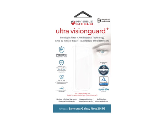 InvisibleShield Ultra VisionGuard+ for Samsung Note20