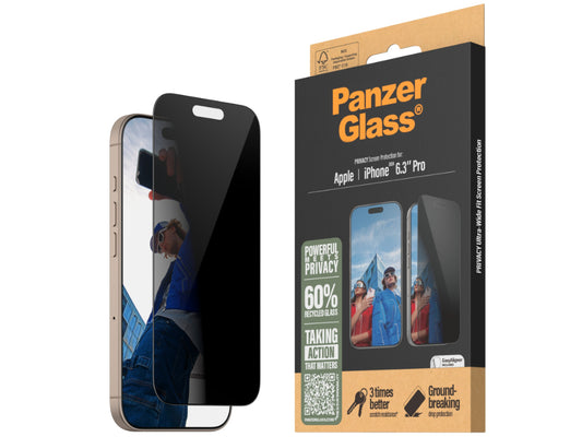 PanzerGlass UWF Privacy SP -iPhone 16 Pro