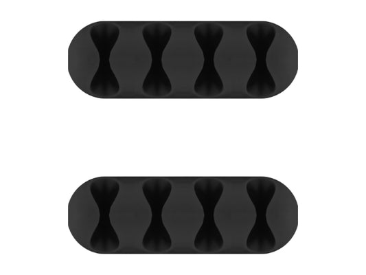 Goobay Cable Management 4 Slots  black