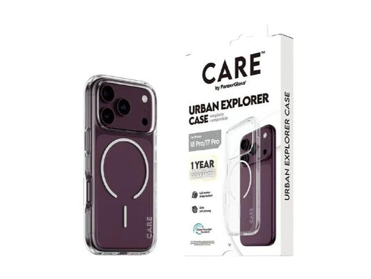 CARE by Panzer Urban Explorer (MS) - iPhone 18 Pro - Clr/Wht