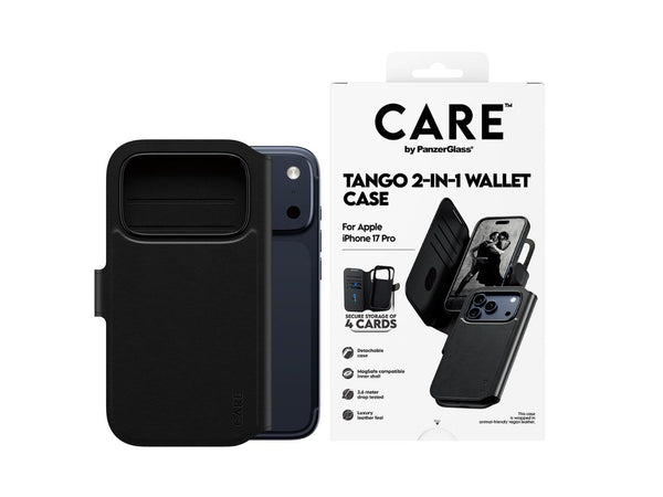 CARE by Panzer Feature Tango (MS) - iPhone 17 Pro - Black