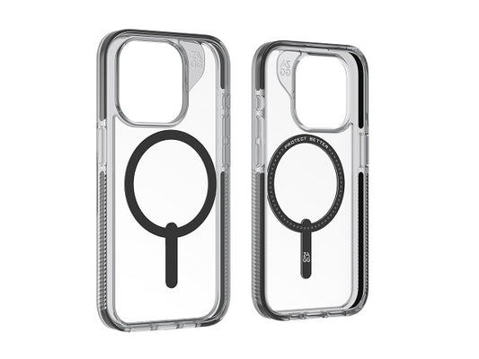 ZAGG Santa Cruz Snap - iPhone 15 Pro - Clear/Black