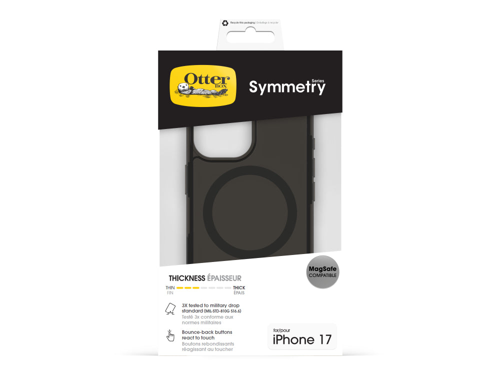 OtterBox Symmetry MagSafe (CC) - iPhone 17 - Blk Mist