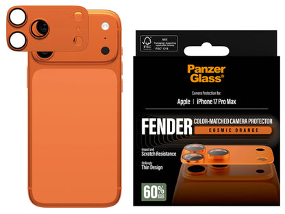 PanzerGlass FENDER Camera Protect- iPhone 17 Pro Max- Orange