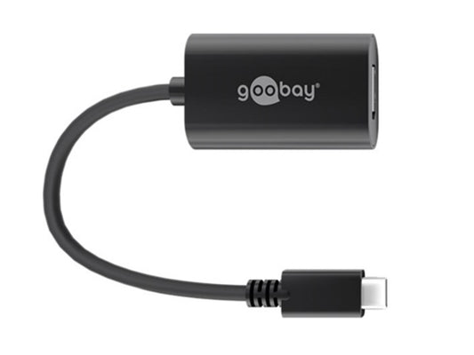Goobay USB-C DispPort adapt (4k 60 Hz) black  0.2m