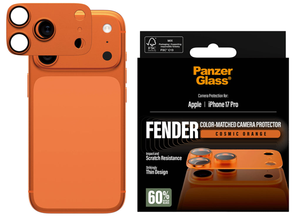 PanzerGlass FENDER Camera Protect- iPhone 17 Pro- Orange