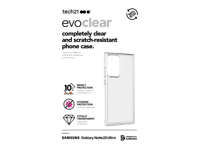 Tech21 Pure Clear for Samsung Galaxy Note20 Ultra - Clear