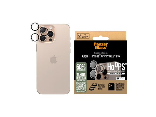 PanzerGlass Hoops LP -iPhone 16 Pro/ProMax - Clear (EOL)