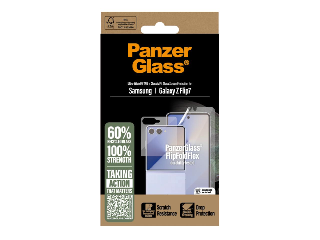 Panzer 2-in-1 SP Samsung Galaxy Z Flip 7 - Glass + Film