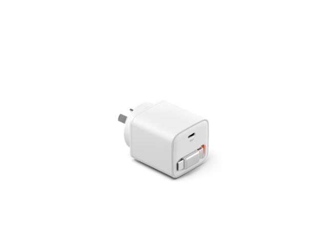 Cygnett Wall Charger 65W with Retractable Cable 80cm - White