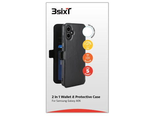3sixT NeoWallet (RC) - Samsung Galaxy A06 5G - Black