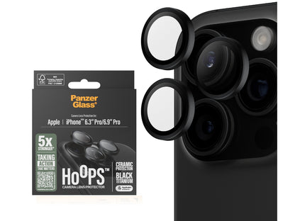 PanzerGlass Ceramic Hoops LP -iPhone 16 Pro/ProMax