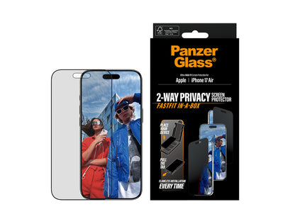 PanzerGlass Privacy UWF SP w. FF in-a-box - iPhone Air