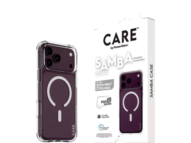 CARE Samba Case - iPh 18 Pro Max/17 Pro Max - Clr/Wht