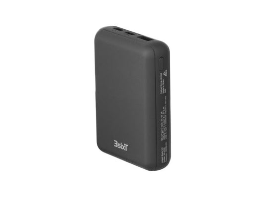 3sixT JetPak Basix 2.0 - 10000 mAh Power Bank - Black
