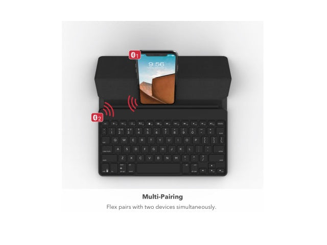 ZAGG Universal Keyboard - 7 Color Backlit