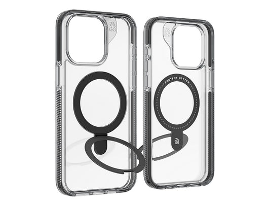 ZAGG Santa Cruz Snap w/ Ringstand - iPhone 15 Pro Max -Black