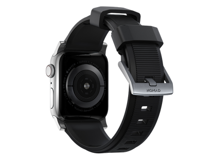 NOMAD Rugged Band - 45mm | Silver Hardware