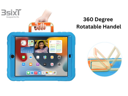 3sixT Kids Safe Case - iPad 10.2 Gen 7/8/9 - Blue