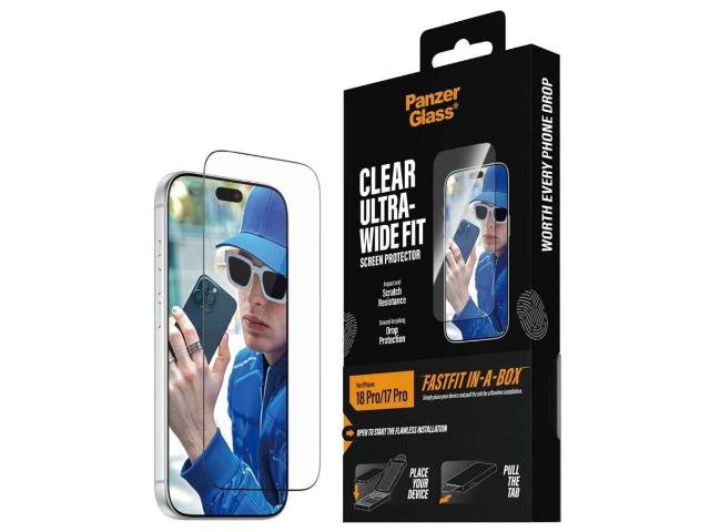 PanzerGlass UWF SP w. Fastfit in-a-box - iPhone 18 Pro