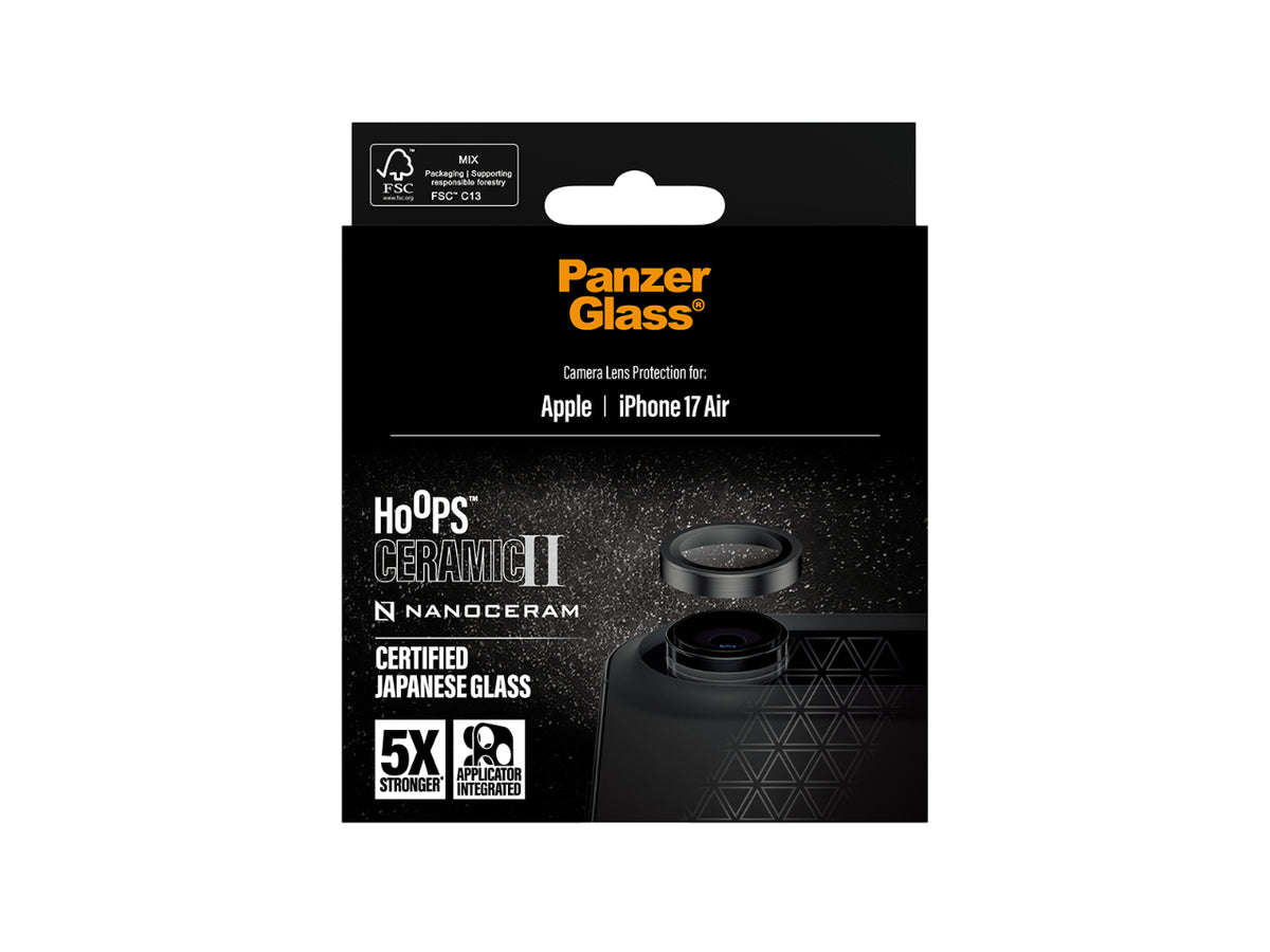 Panzer Hoops Ceramic Lens Protector - iPhone Air
