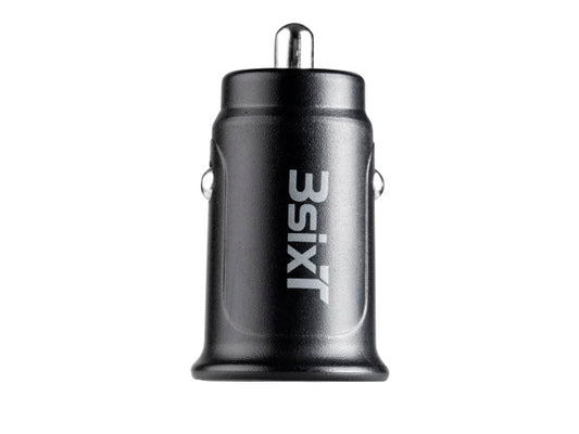 3sixT Car Charger 30W USB-C + USB-A - Black