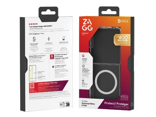 ZAGG Cases Bridgetown Snap Clear - Samsung Galaxy Z Flip 7