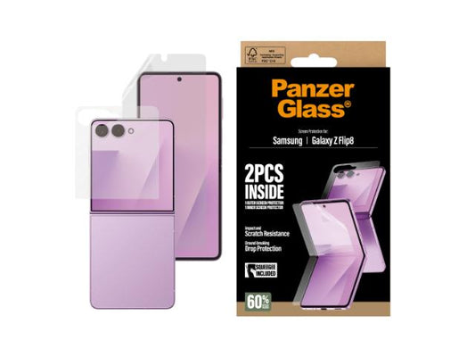 PanzerGlass Front Glass + TPU fold - Samsung Z Flip 8