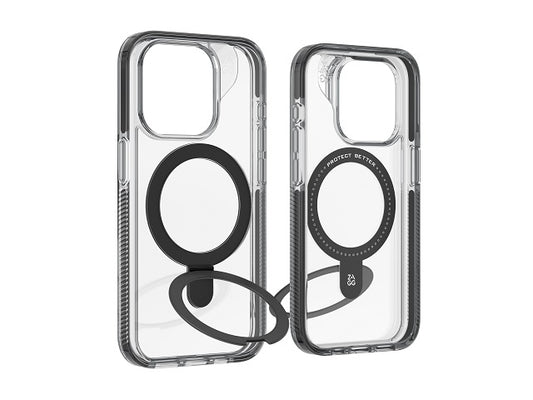 ZAGG Santa Cruz Snap w/ Ringstand - iPhone 15 Pro - Black