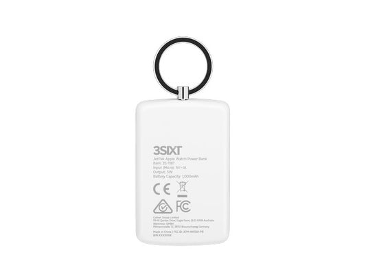 3sixT JetPak Apple Watch Power Bank Keyring - 1000mAh