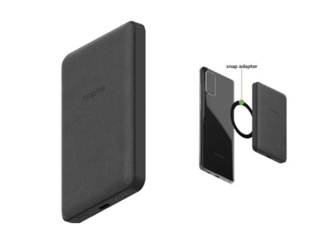 Mophie-UNV Battery-Snap+ juice pack mini-5K-FG-Black-INT