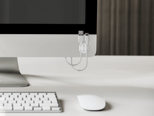 Goobay Cable Management 3 Slots  white