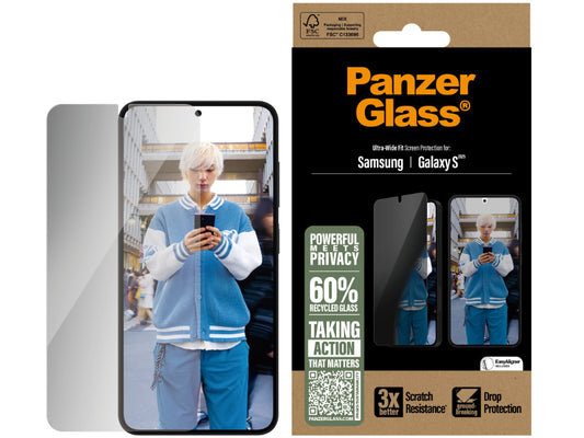 PanzerGlass UltraWide Fit Privacy SP - Samsung GS25