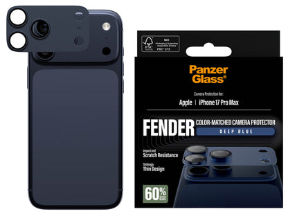 PanzerGlass FENDER Camera Protect- iPhone 17 Pro Max- Blue