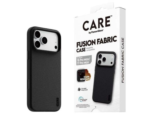CARE by Panzer Woven Case (MS) - iPhone 18 Pro Max - Black