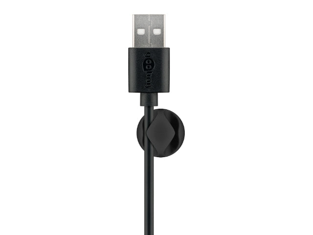 Goobay Cable Management 2 Slots MINI  black