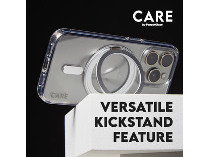 CARE by Panzer Feature(MS&KS)Cse -iPhone 16 Pro Max - Silver