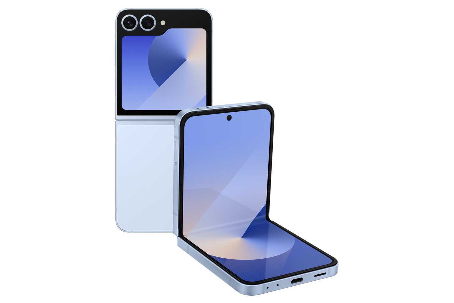 Samsung Galaxy Z Flip6 5G Foldable Smartphone - 12GB+512GB (Blue)